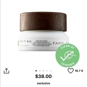 Farmacy Dew it all total eye cream- BRAND NEW